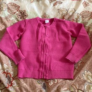 Hanna Andersson girls sweater pink 8y